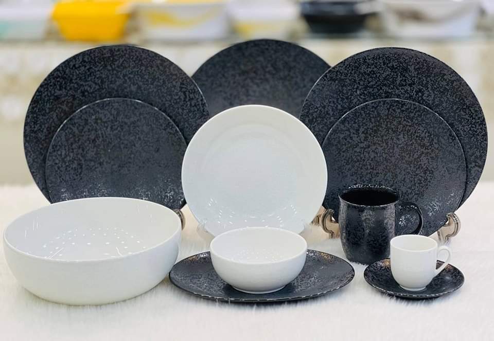 طقم عشاء بورسلين 46 قطعة فتحي محمود