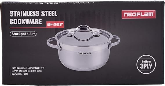 حلة طهي ستانلس ستيل من نيوفلام