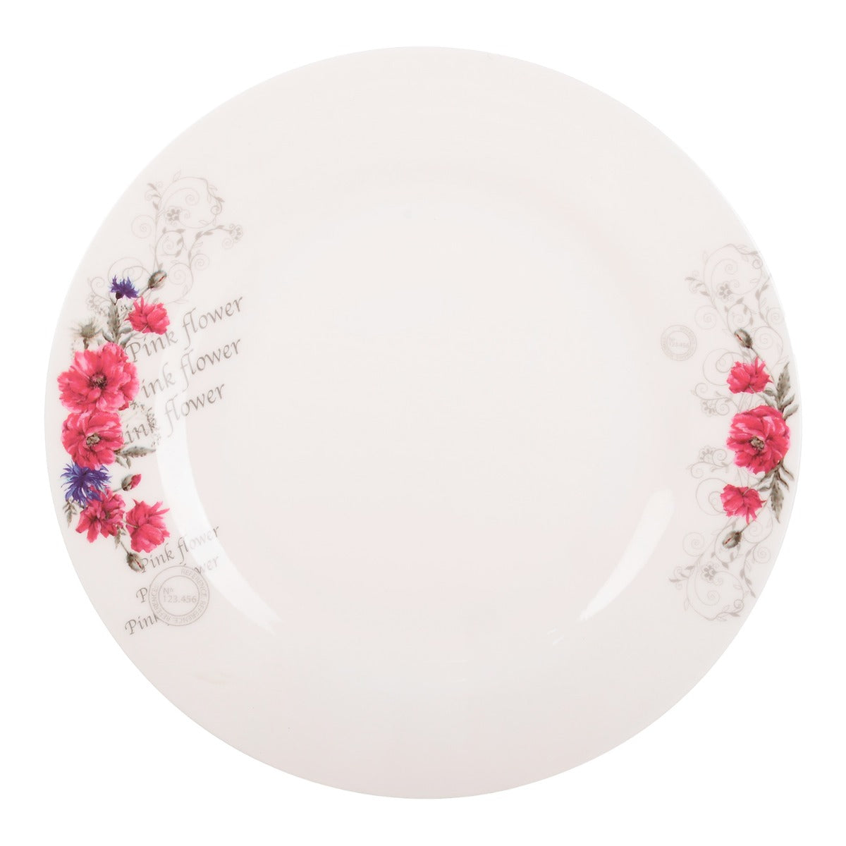 طقم عشاء ميلامين الشريف 38 قطعة - تصميم مدور