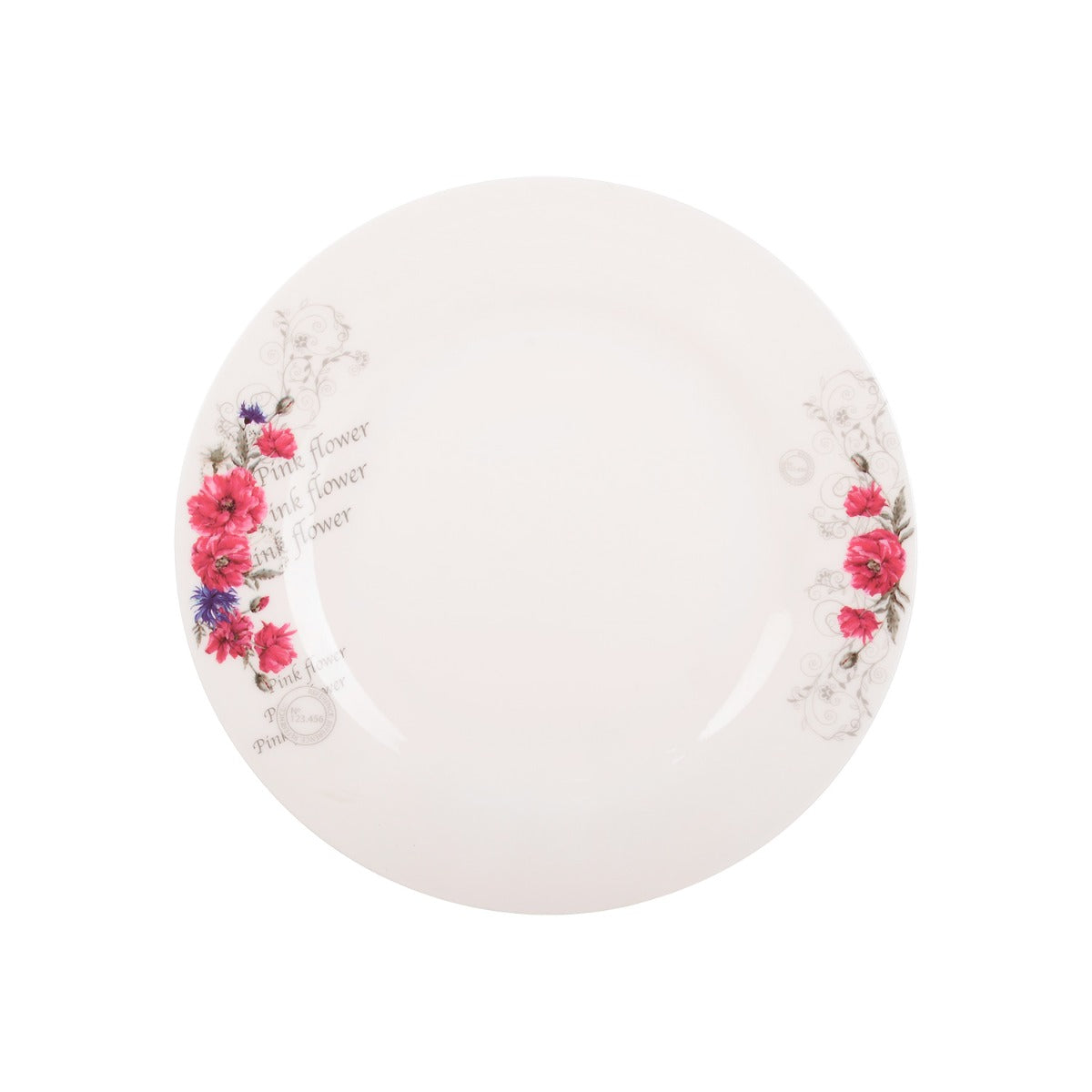 طقم عشاء ميلامين الشريف 38 قطعة - تصميم مدور