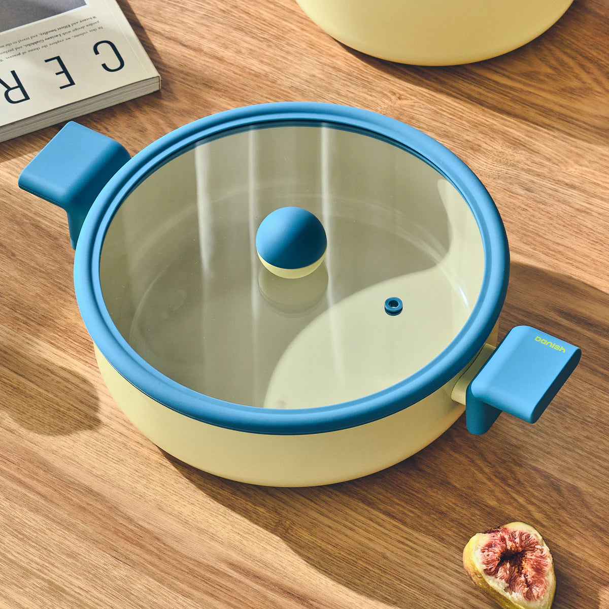 Danish Cookware/حلة20سم+غطاء زجاج