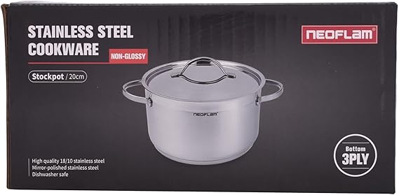 حلة طهي ستانلس ستيل من نيوفلام