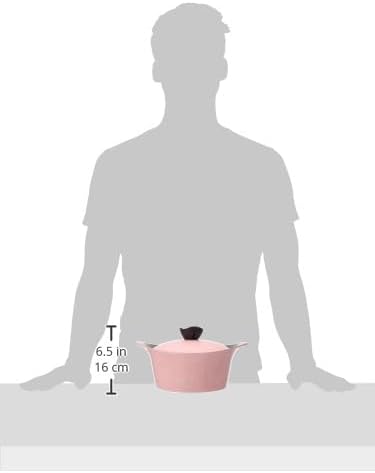 حلة طهي جرانيت ايني من نيوفلام - روز