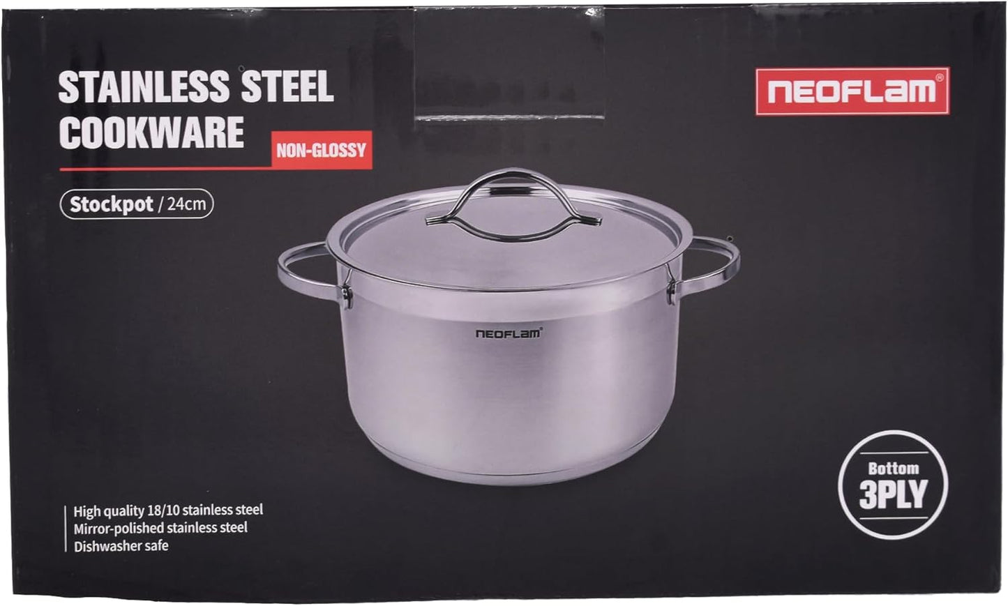 حلة طهي ستانلس ستيل من نيوفلام