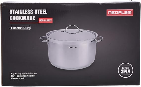 حلة طهي ستانلس ستيل من نيوفلام