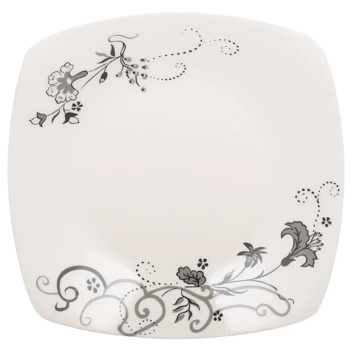 طقم عشاء ميلامين الشريف 38 قطعة - تصميم مدور