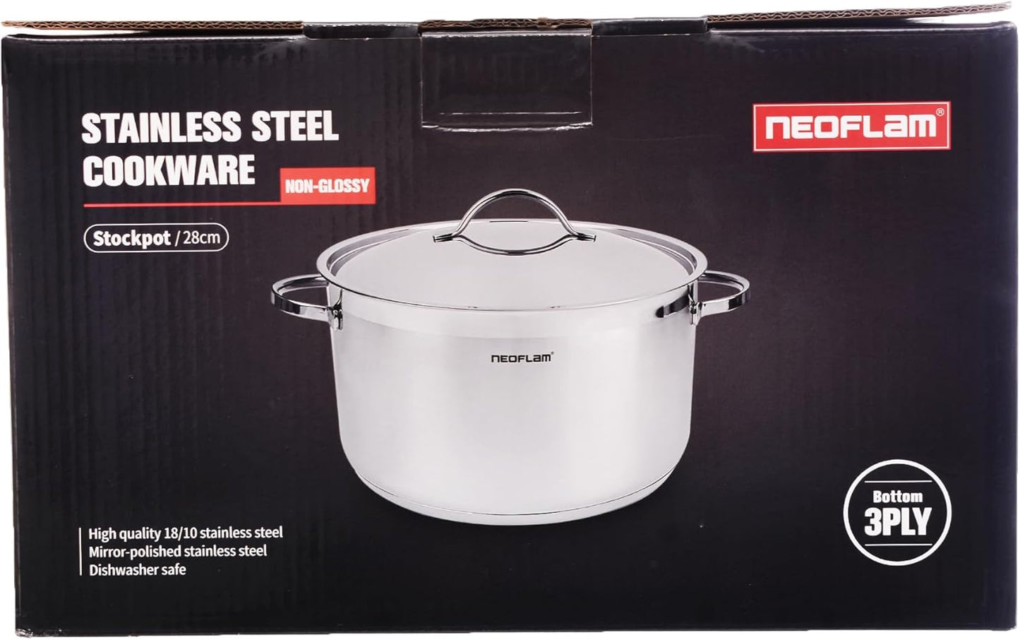 حلة طهي ستانلس ستيل من نيوفلام