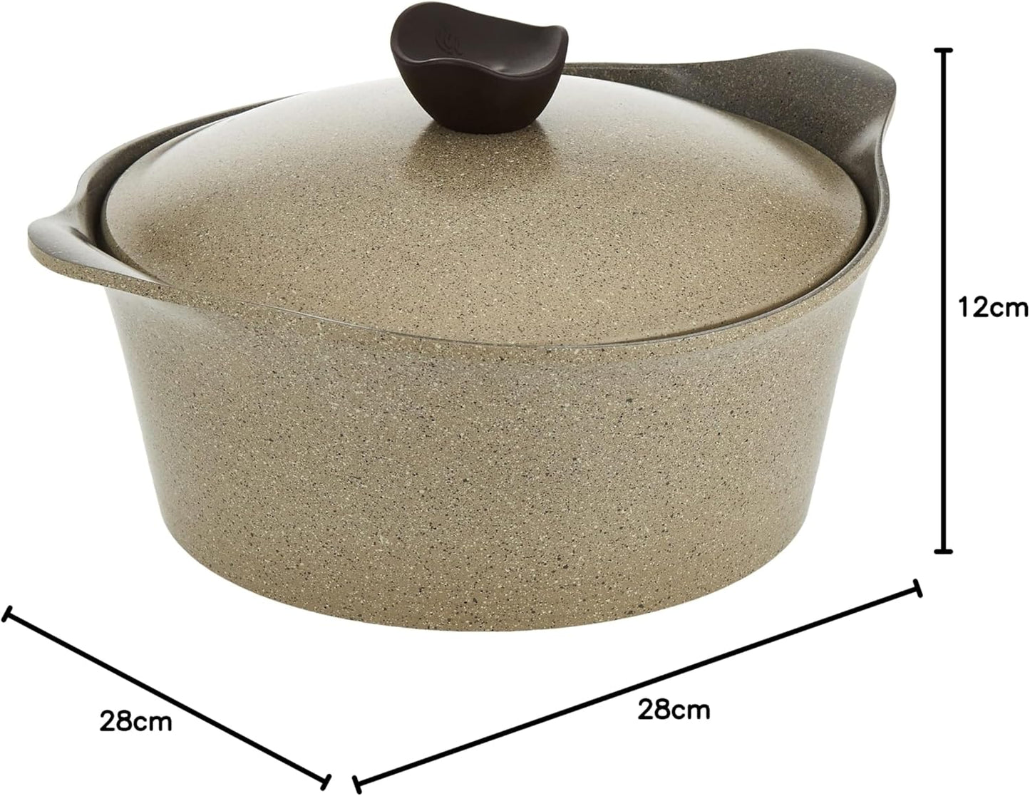 حلة طهي جرانيت ايني من نيوفلام - بيج