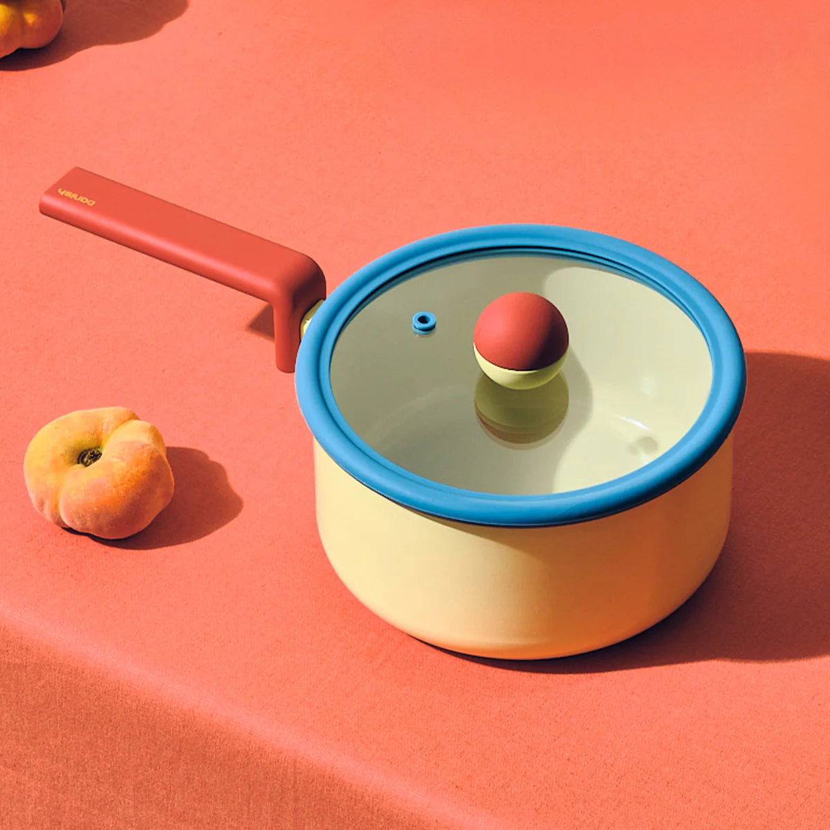 Danish Cookware/كسرولة18سم+غطاء زجاج