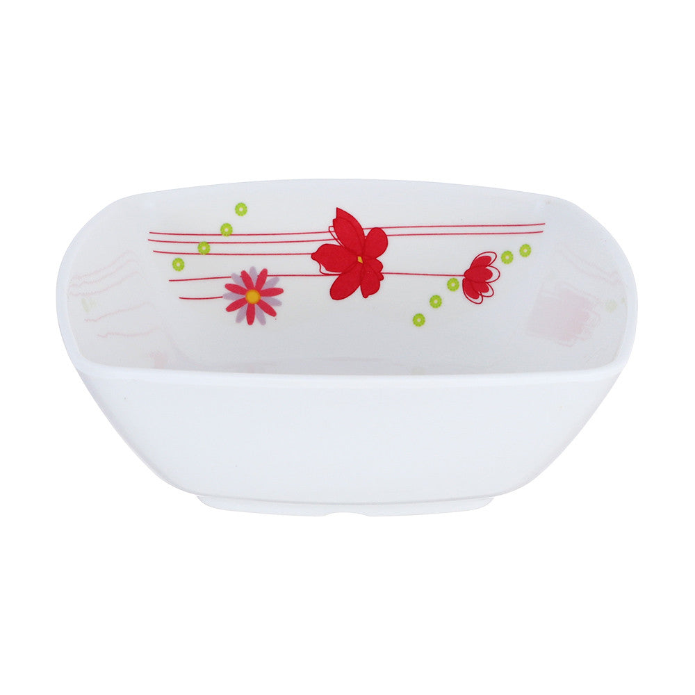 طقم عشاء ميلامين الشريف 38 قطعة - تصميم مدور