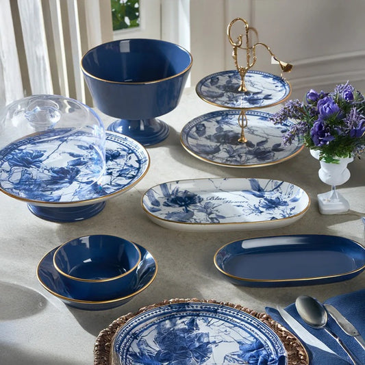 طقم عشاء بورسلين 30 قطعة