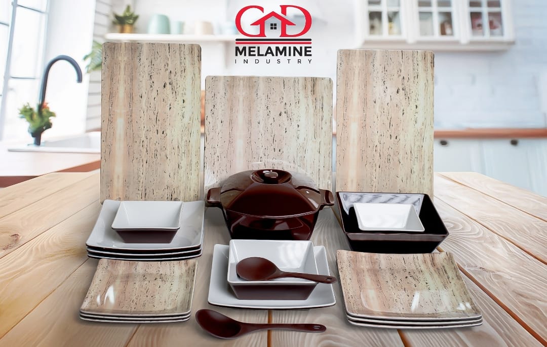 طقم عشاء ميلامين جي دي (GD) ماليزي 38 قطعة