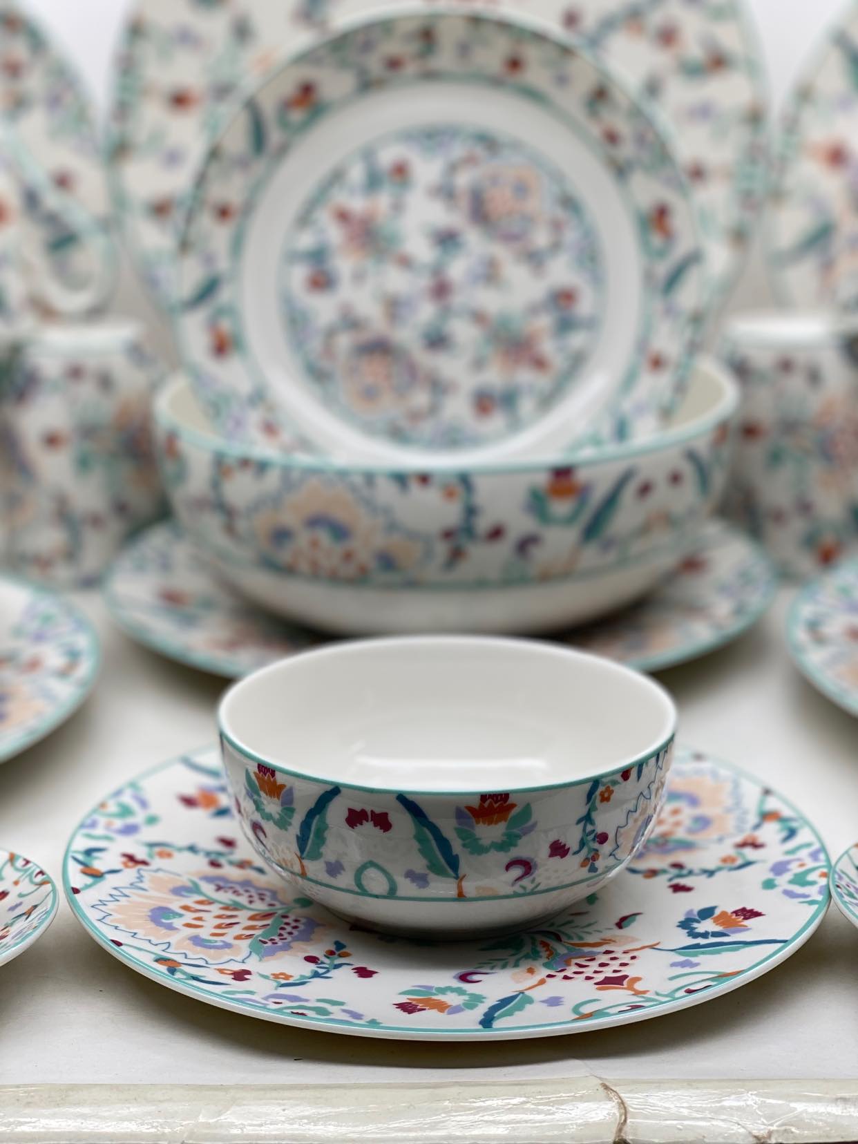 طقم عشاء بورسلين 46 قطعة فتحي محمود