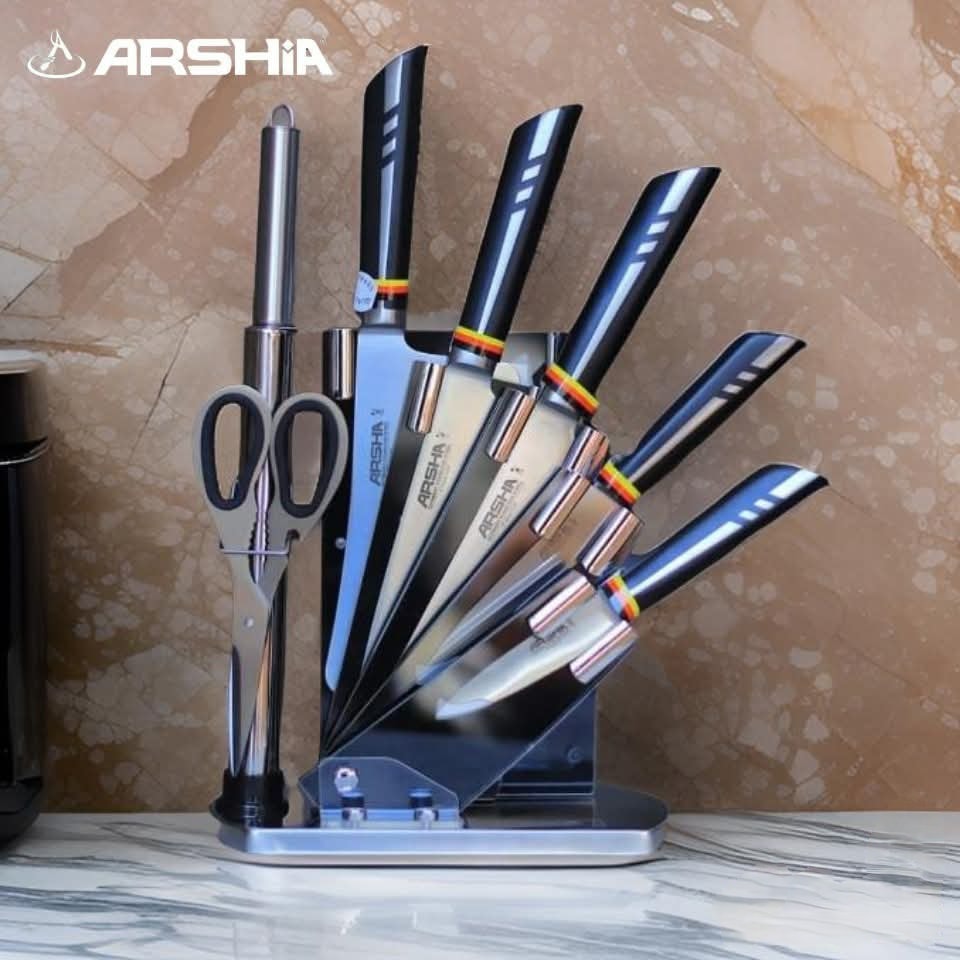 ستاند سكاكين آرشيا الألمانية 5 قطع