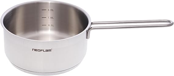 كسروله استانلس نيوفلام - 18 سم