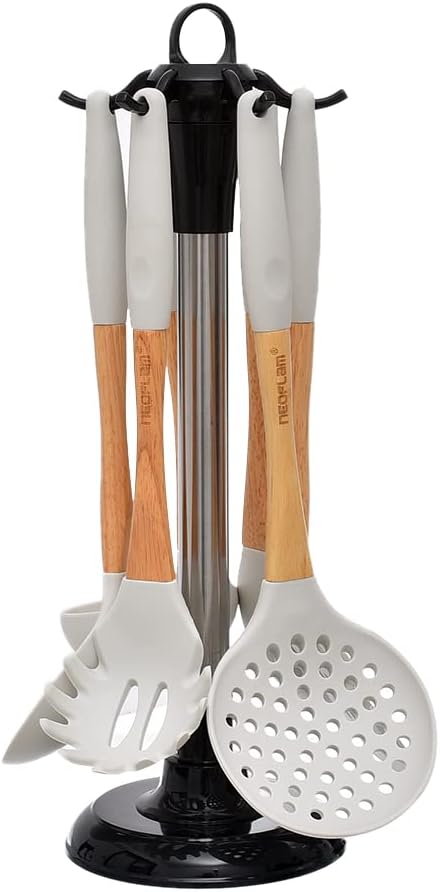 Neoflam-Plastic-(6Pcs Kitchen Tools with holder)