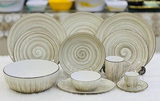 طقم عشاء بورسلين 46 قطعة فتحي محمود