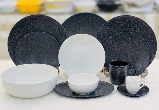 طقم عشاء بورسلين 46 قطعة فتحي محمود