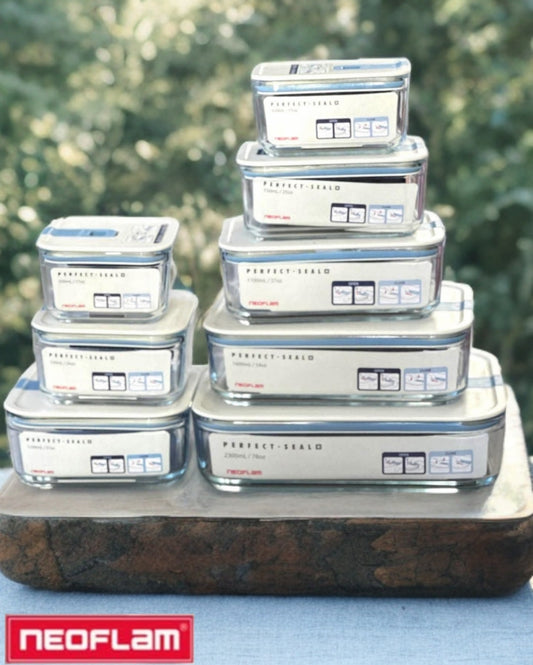 طقم علب تخزين نيوفلام بيرفكت سيل - جودة نيوفلام العالمية | Neoflam Perfect Seal