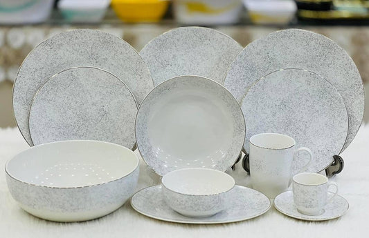 طقم عشاء بورسلين 46 قطعة فتحي محمود