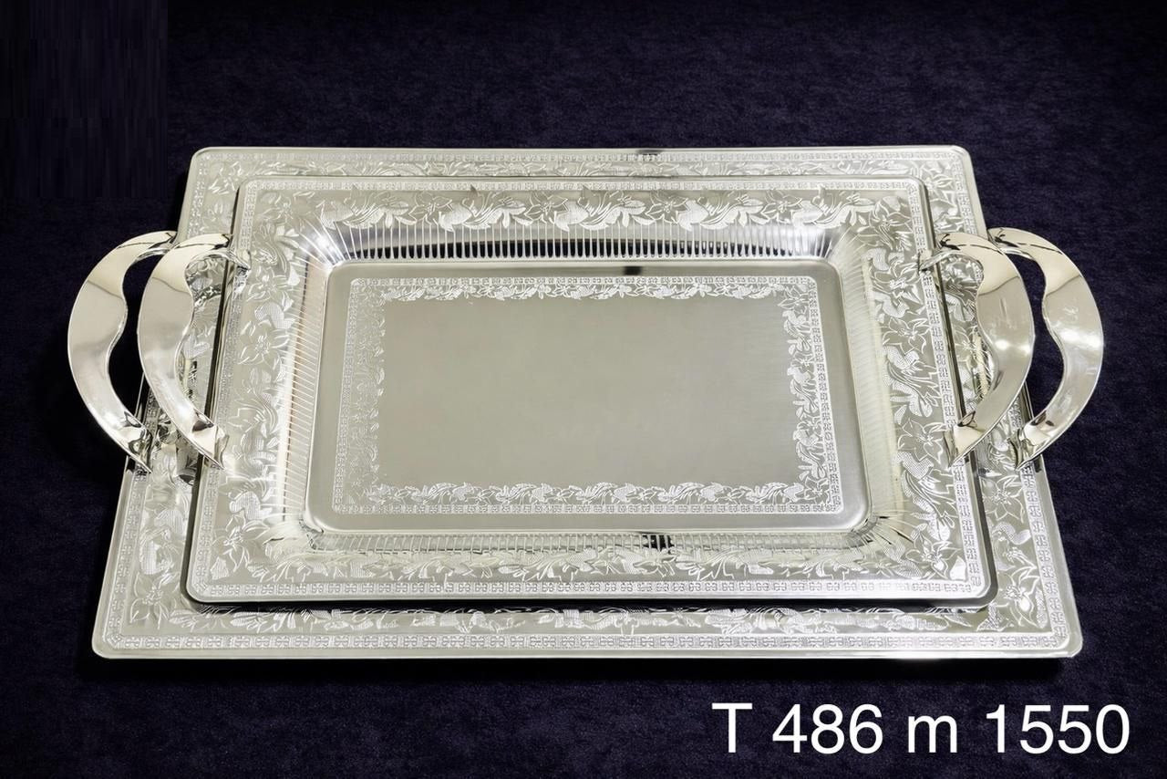 صواني تقديم استانلس