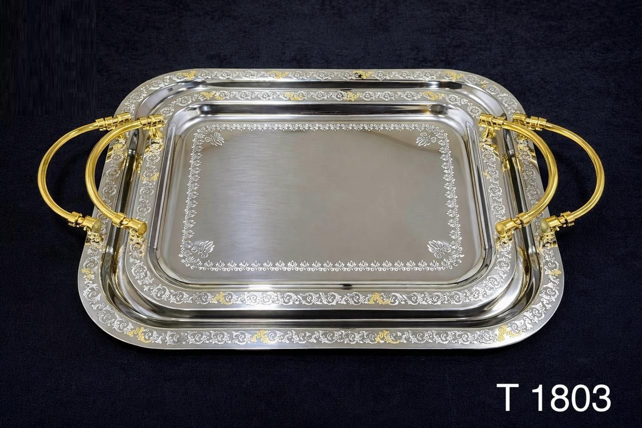 صواني تقديم استانلس