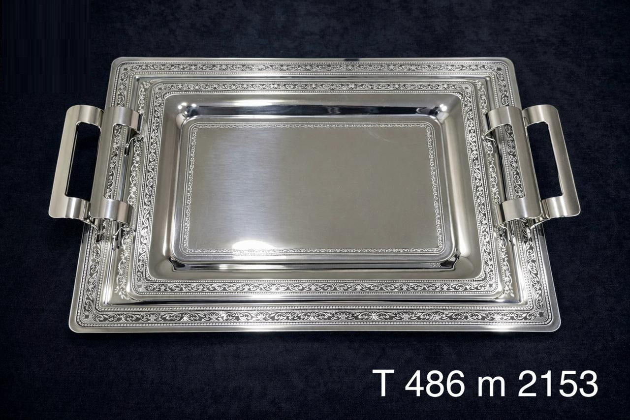 صواني تقديم استانلس