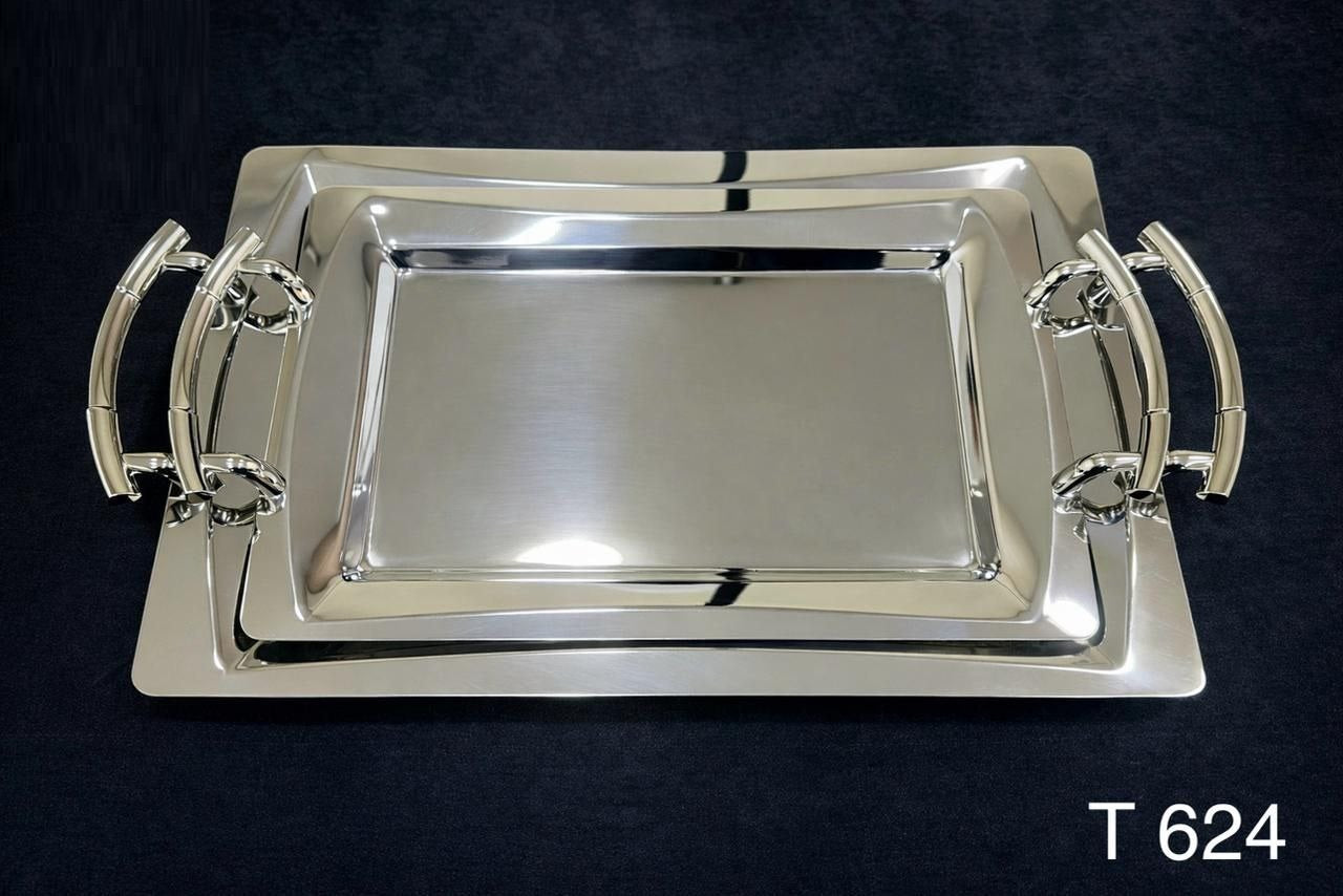 صواني تقديم استانلس