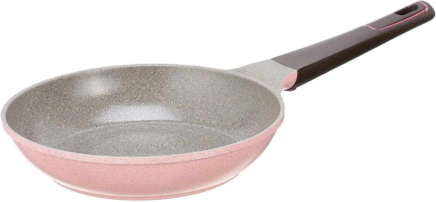 طقم حلل نيوفلام جرانيت كوري 12 قطعة - متوفر بلونين (الروز والوورم)