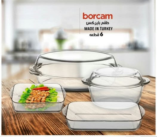 طقم صواني بوركام 6 قطع جامبو تركي