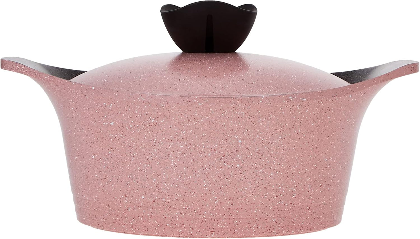 حلة طهي جرانيت ايني من نيوفلام - روز