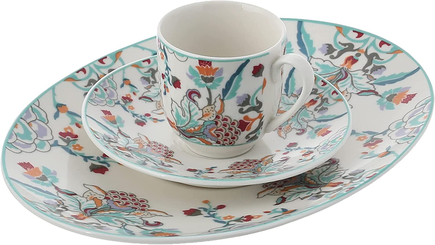 طقم عشاء بورسلين 46 قطعة فتحي محمود