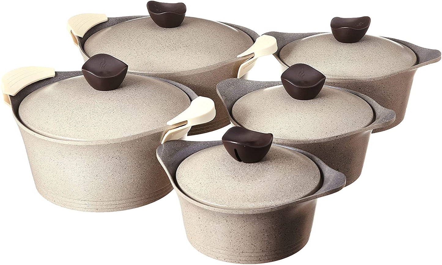 طقم حلل نيوفلام جرانيت كوري 20 قطعة أصلي -وورم