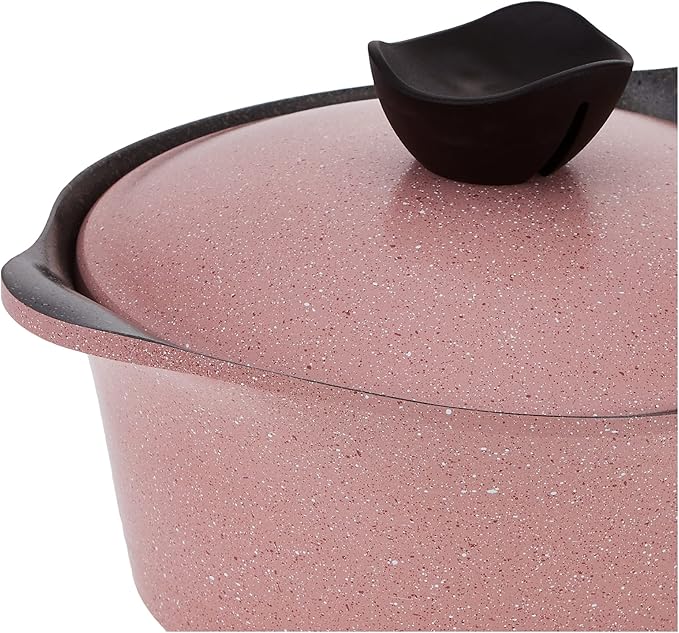 حلة طهي جرانيت ايني من نيوفلام - روز