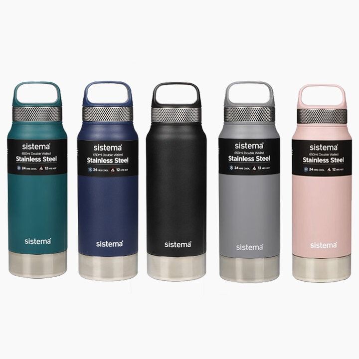 Sistema Hydrate Bottle Stainless colors 650 ml