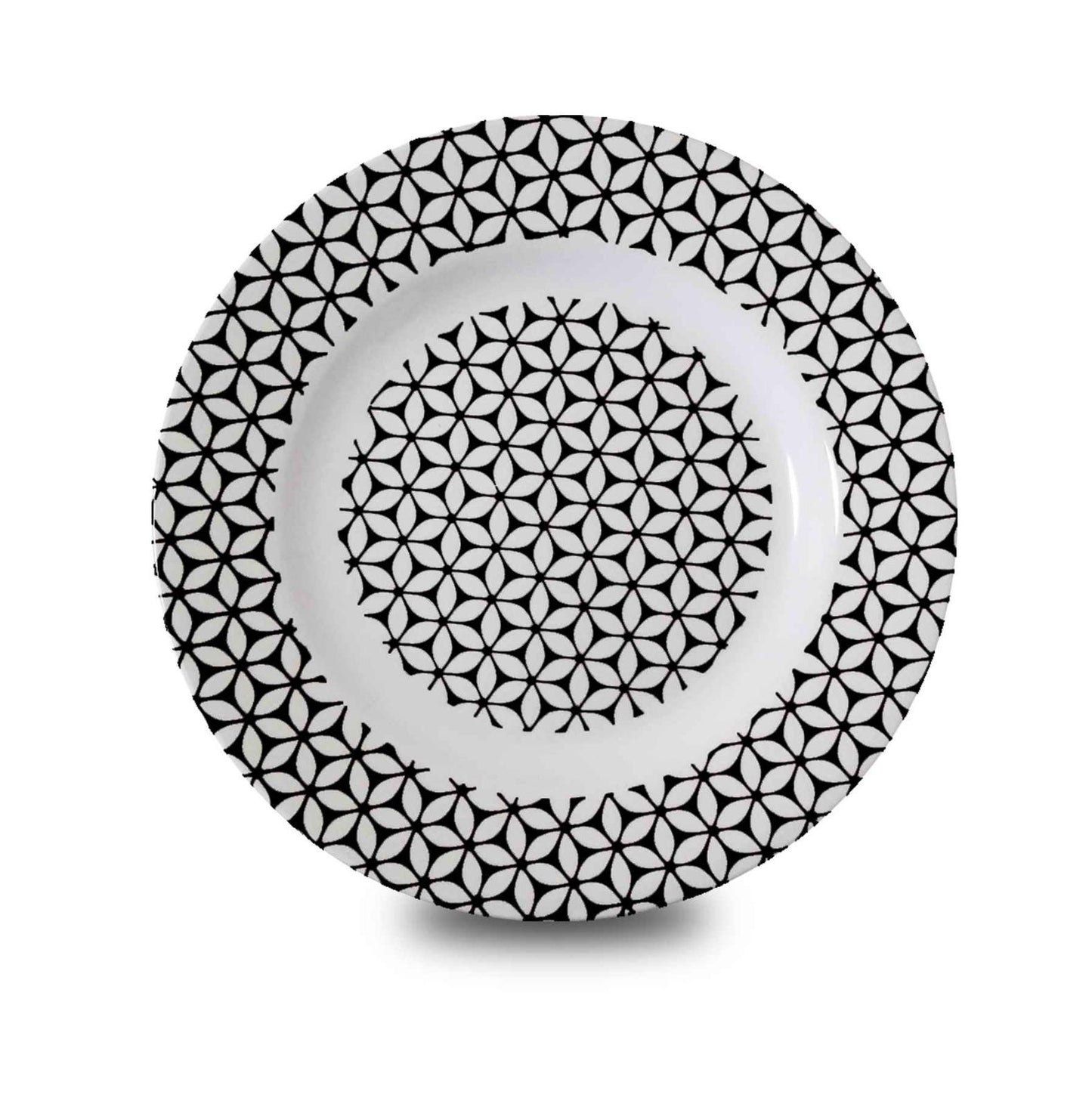 طقم ميلامين الشريف 40 قطعة مدور