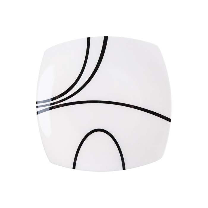 طقم عشاء ميلامين الشريف 38 قطعة - تصميم مدور