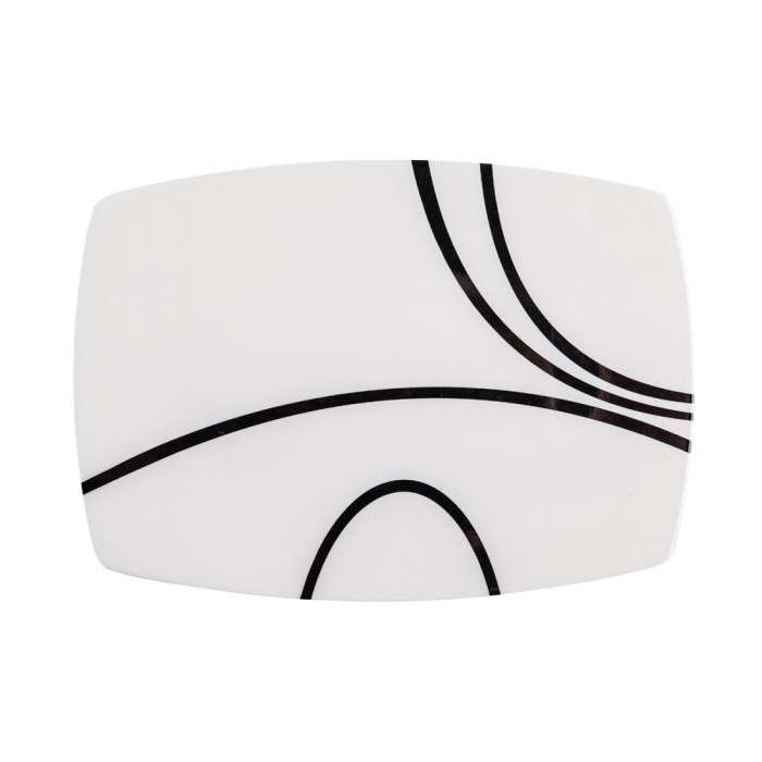 طقم عشاء ميلامين الشريف 38 قطعة - تصميم مدور