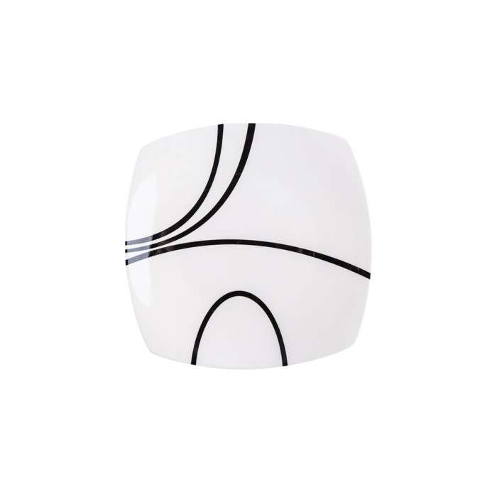 طقم عشاء ميلامين الشريف 38 قطعة - تصميم مدور