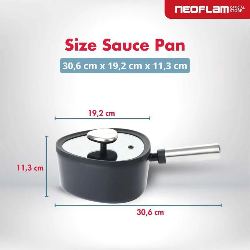 Fika Apex/كسرولة18سم+غطاء زجاج