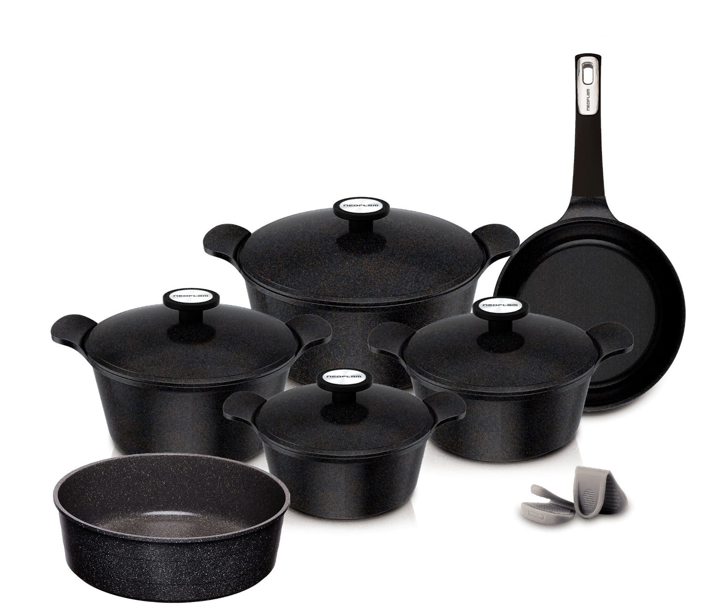 طقم جرانيت نيوفلام بوت 10 قطع - كوري أصلي (Neoflam Pote)